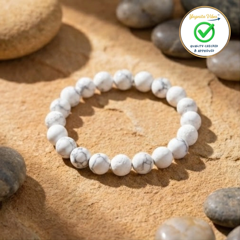 1 Howlite Bracelet - Image 1