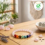 Rose Quartz Seven Chakras Bracelet