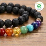 Lava Seven Chakras Bracelet - Image 3