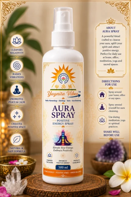 Aura Spray (Positive Energy Spray) – 500ml – infographic