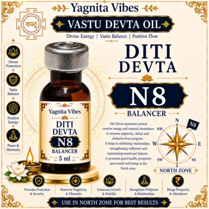 Diti Devta (N8) Balancer Vastu Oil – 5ml – infographic