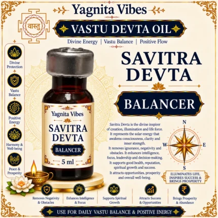 Savitra Devta Balancer Vastu Oil – 5ml – infographic