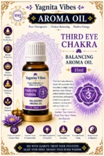 Third Eye Chakra Balancing Aroma Oil – 15ml – infographic